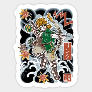 Irezumi Link - Japanese Tattoo - Video Game Sticker